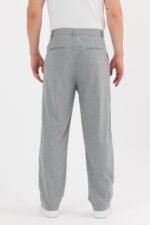 Çift Pileli Baggy Gri Pantolon