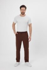 Kahve Renkli Kardonlu Pantolon